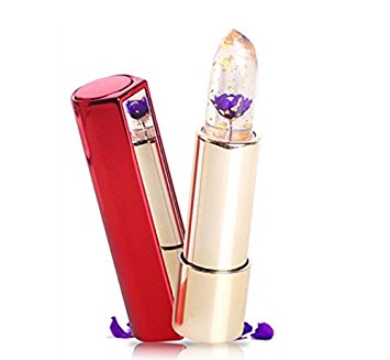 KAILIJUMEI Moisturizer lipsticks Lips Care Surplus Bright Flower Jelly Lipstick 4g _DREAM PURPLEOne pcs