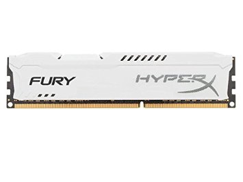 HyperX FURY Series 8 GB DDR3 1866 MHz CL10 DIMM Memory Module - White