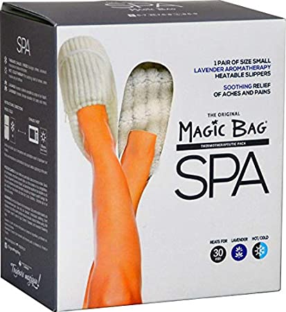 Magic Bag"Spa" Medium Size Heatable Slippers, 1.06 lb