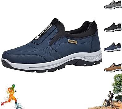 Daladder Walking Shoes, Daladder Orthopedic Shoes, Comfortable Waterproof Hiking Shoes for Men, Orthopedic Shoes for Men