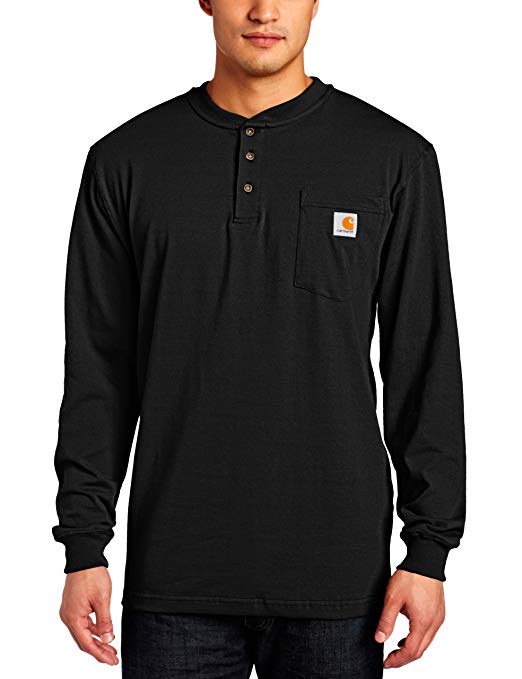 Carhartt Men's Workwear Pocket Henley Shirt (Regular and Big & Tall Sizes)