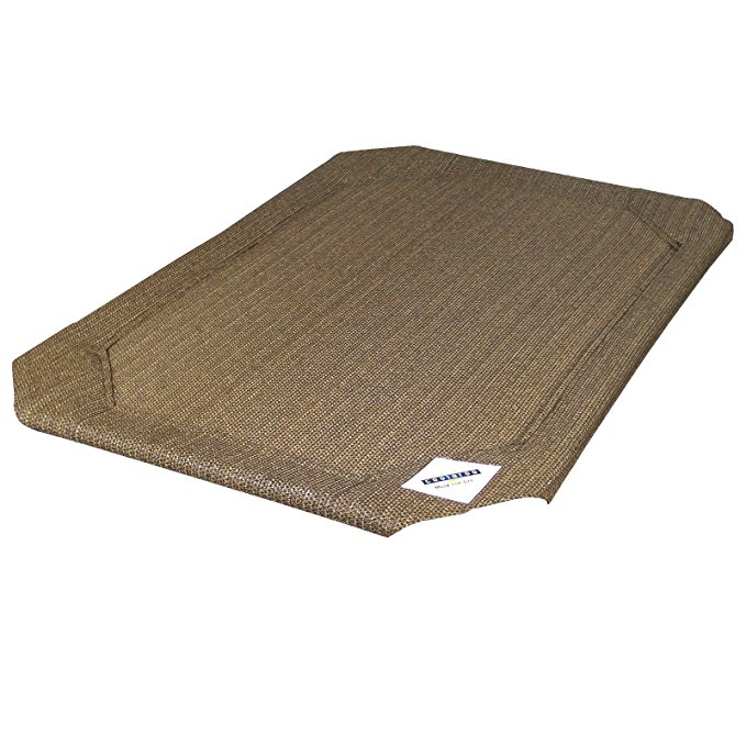 Coolaroo Elevated Pet Bed Replacement Cover Large Nutmeg