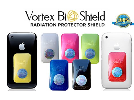 One Quantum EMF Electric Field Harmonizing Protector - Vortex BioShield Removes Heat And Negative Symptom From All Cell Phones and Small Tablets (Up to 7") iPhone 4s/5s/6/6  7" Tablet Tested - Completely Removes Negative Effect of EMF/EMR - To Be Placed Directly to the Case And Can Be Moved to a New Case. No Signal Interference - #1 Cell Phone Radiation Protection.