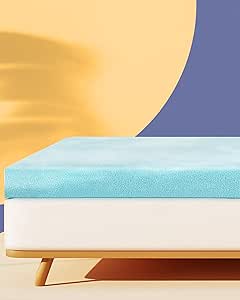 ViscoSoft Memory Foam Mattress Topper Twin - 3 Inch Reflex Cooling Gel Mattress Pad - CertiPUR-US - Oeko TEX Certified