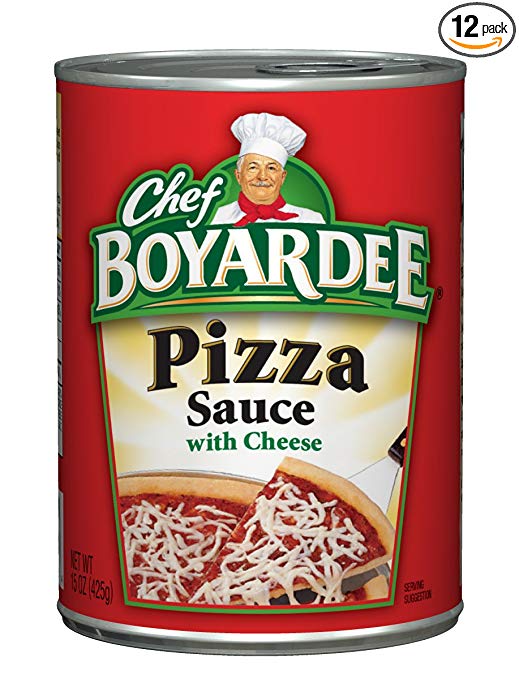 Chef Boyardee Pizza Sauce with Cheese, 15 oz, 12 Pack