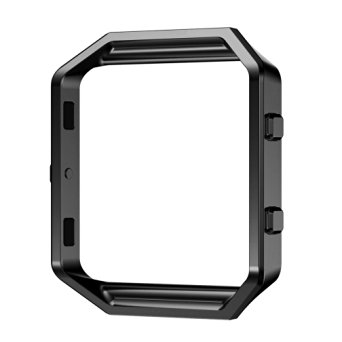 Fitbit Blaze Accessories Case Housing Frame Black,Kartice Stainless Steel Watch Replacement Metal Housing Frame Holder Shell For Fitbit Blaze Smart Watch (Black)