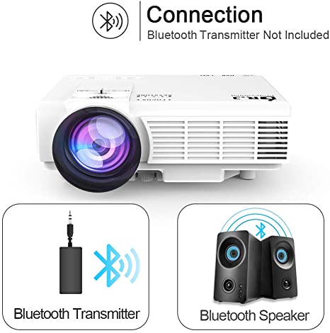 Bluetooth Transmitter Receiver for Projector Connection to Bluetooth Speaker Headphone