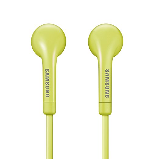 Samsung Wired Headset with Inline Mic - Retail Packaging - Yellow/Green