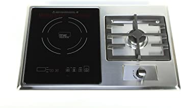 True Induction Built-in Gas Burner and Induction Cooktop