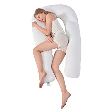 Total Body Pillow, iFanze U-shaped Pregnancy Cushion Full Body Support Maternity Pillows 155cm