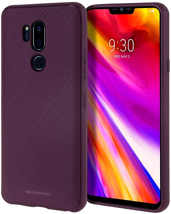 Goospery Style Lux Jelly for LG G7 ThinQ Case (2018) Thin Slim Bumper Cover (Purple) LGG7-STYL-PPL