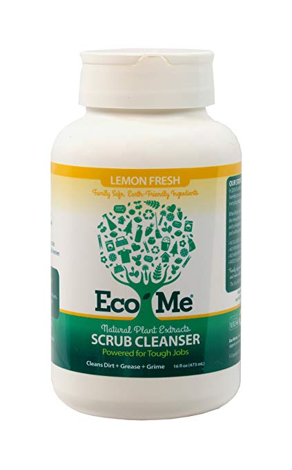 Eco-Me Scrub Cleanser (Surface Cleaner), Lemon Fresh 16 oz
