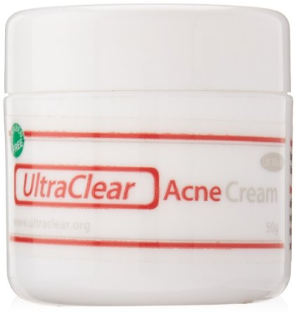 Ultraclear Acne & Blemish Spot Treatment Cream For Face, Back, Neck, Body. Potent Paraben Free Formula Leaves Skin Radiant. Top Seller in UK. Eliminate Teenage & Adult Acne.