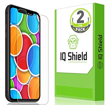 Apple iPhone XR Screen Protector (2-Pack), IQ Shield LiQuidSkin Full Coverage Screen Protector for Apple iPhone XR [Max Coverage](6.1") HD Clear Anti-Bubble Film