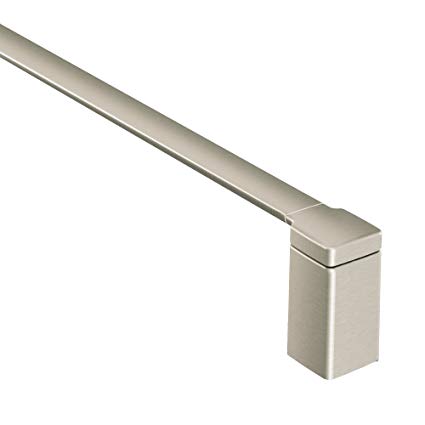 Moen YB8818BN 90 Degree 18-Inch Towel Bar, Brushed Nickel