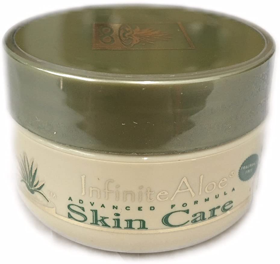 Infinite Aloe Skin Care Cream, Fragrance Free 0.5 oz (Travel size jar)