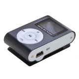 Generic Black Mini MP3 Player Clip USB FM Radio LCD Screen Support for 32GB Micro SD