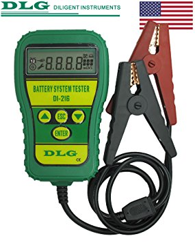 DLG DI-216 Automotive Battery Tester Vehicle Car Battery System Analyzer Diagnostic Tool