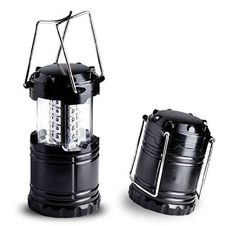(pack of 2) Outdoor LED Camping Lantern Flashlights Set , Kenor Portable LED Camping Light Emergency Light 30 LEDs, Battery Powered, Home Garden Camping Lanterns for Hiking, Emergencies, Hurricanes