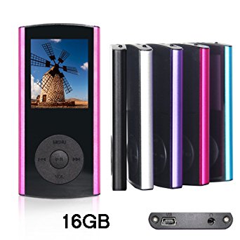 G.G.Martinsen PINK 16 GB Crystal-faceted 1.78 LCD Mp3/Mp4, Mp3Player, Mp4Player, Video Player, Music Player , Media Player , Video player ,Audio player with a SD card slot