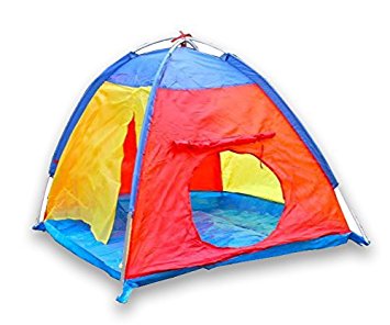 Children Play Tent for Camping Indoors or Outdoor Kid Play Tent Multi-Colored by Sure Luxury