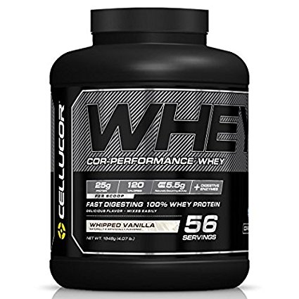 Cellucor Cor-Performance 100% Whey Protein Powder with Whey Isolate, Whipped Vanilla/G4, 4.07 Pound