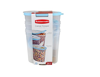 Rubbermaid Cereal Keeper 3-Pack - Assorted Colors