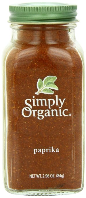 Simply Organic Paprika Ground Certified Organic, 2.96 Ounce Container