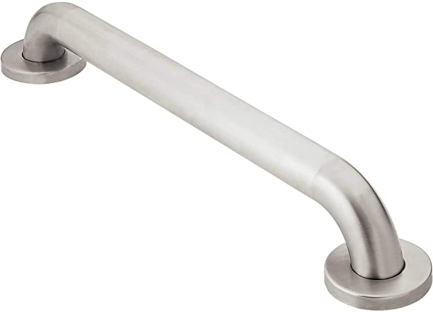 Moen R8948P Home Care 48-Inch Concealed Screw Bath Safety Bathroom Grab Bar, Peened