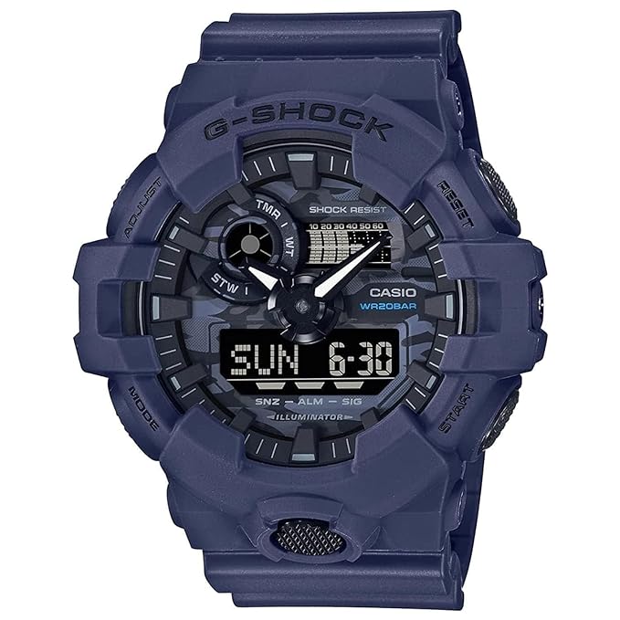 Casio G-Shock Analog-Digital Blue Dial Men GA-700CA-2ADR (G1210)