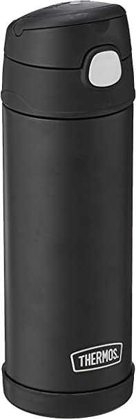 Thermos Funtainer 16 Ounce Bottle, Matte Black