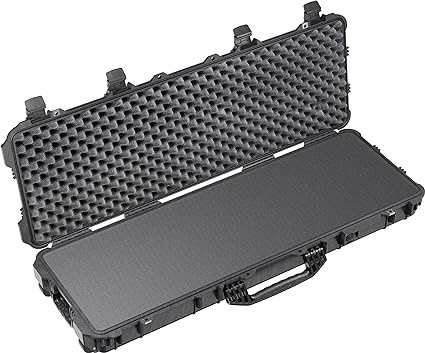 Pelican Protector 1720 Long Case - Multi-Purpose Hard Case with Foam - Tripod, Camera Equipment, Sportsmans Gun Case, Electronics Gear, and More (Black)