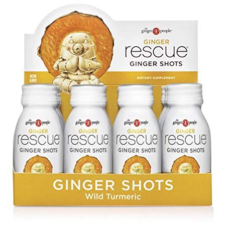 The Ginger People Rescue Shots, Wild Turmeric, 2 Fluid Ounce, 12-pack