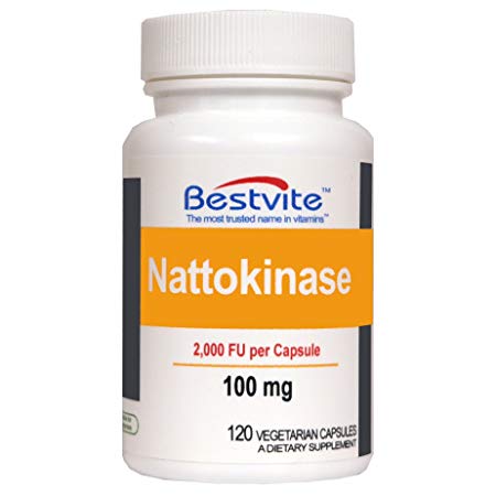 Nattokinase 100mg (2000 FU) (120 Vegetarian Capsules)