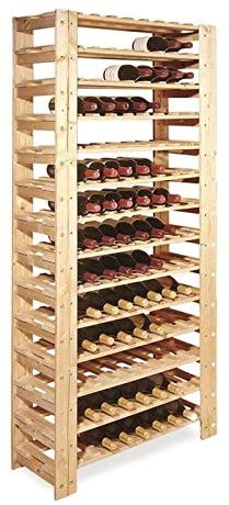 Swedish 126 Bottle Wine Rack - Unstained