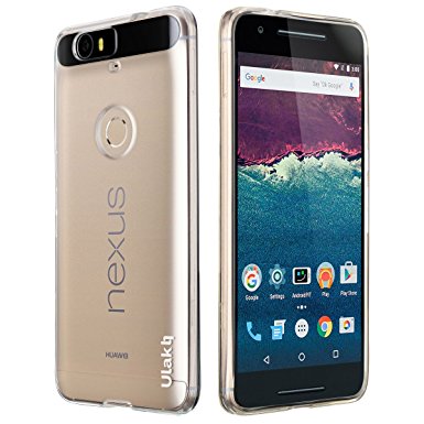 Nexus 6P Case, ULAK [CLEAR SLIM] Transparent Scratch Resistant TPU Soft Skin Protective Case Cover for Huawei Google Nexus 6P, Clear