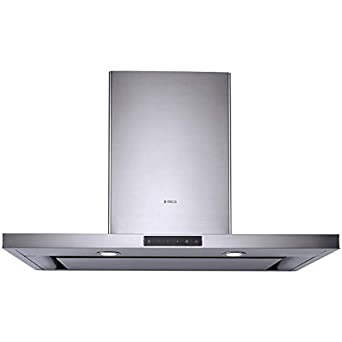 Elica Deep Silent Chimney with EDS3 Technology (SPOT H4 TRIM EDS HE LTW 90 T4V LED, 1 3D Filter, Touch Control, Silver)