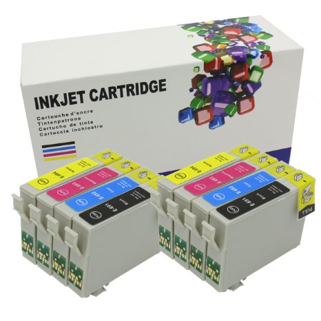 Hi Ink 8PK T069 Remanufactured Ink Cartridges for Epson Stylus NX105, NX110, NX115, NX215, NX305, NX415, NX510, NX515 WorkForce 310, 315, 610, 615 (8 PK)