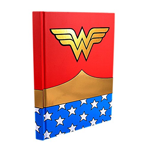 Silver Buffalo WW0150 DC Comics Wonder Woman Uniform Hard Cover Journal with Ribbon Book Mark, 160-Pages, 6 in. x 8 in