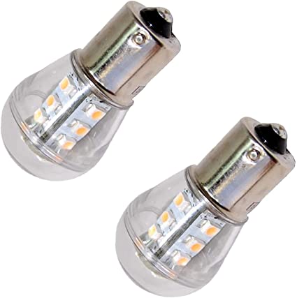 HQRP 2-Pack Headlight LED Bulb compatible with John Deere LTR166 LTR180 LT133 LT150 LT155 LT160 LT166 LT170 LT180 LX255 LX266 LX277 LX279 LX280 LX289 L100 L107 L108 L110 L111 Tractor