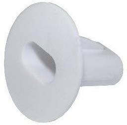 10x Hole tidy / Grommets white.For twin cable. Instant Digital Branded U.K