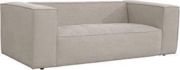 Rivet Thomas Modern 81.5" Sofa, Fabric, Gray