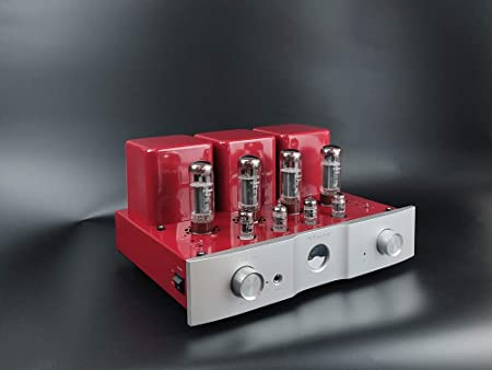 Willsenton R-35I EL34 x4 Tube Amplifier Headphone Amp with Bluetooth Basic Meter (Red with Bluetooth)