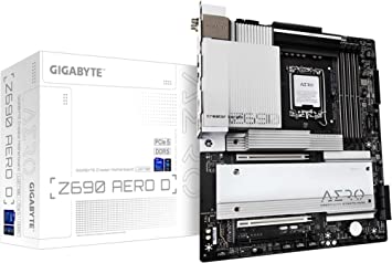 GIGABYTE Z690 AERO D (LGA 1700/ Intel Z690/ ATX/ DDR5/ Quad M.2/ PCIe 5.0/ USB 3.2 Gen2X2 Type-C/ WiFi 6/ AQUANTIA 10GbE LAN/ Motherboard)