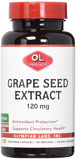 Olympian Labs Grape Seed Extract 120 mg, 100 Capsules