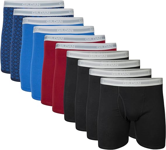 Gildan Men's Underwear Boxer Briefs, Multipack