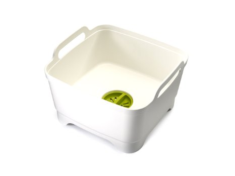 Joseph Joseph Wash and Drain Dish Tub, White