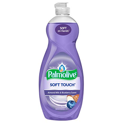 Palmolive Ultra Soft Touch Dish Soap, Almond Milk and Blueberry - 32.5 Fluid Ounce