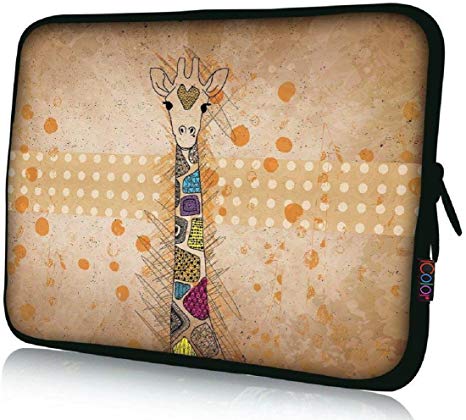 iColor 12" Laptop Sleeve Bag 11.6 12.1 12.2 inch Neoprene Notebook Tablet Computer PC Protection Sleeve Cover Case Giraffe