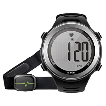 EZON Men's Digital Sport Watch Ultra Thin Outdoor Running Watch